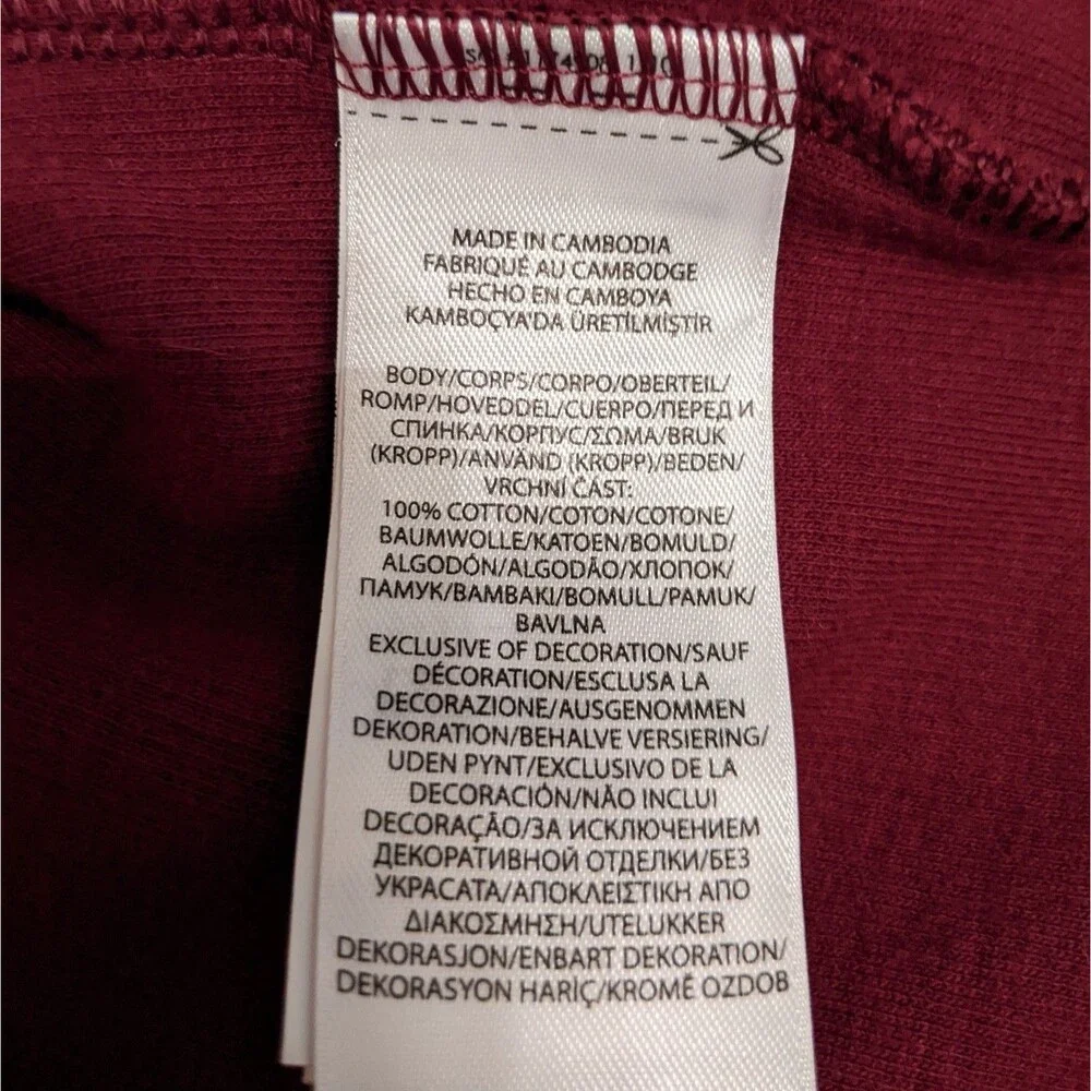 POLO RALPH LAUREN Men Quarter Zip Cotton Knit Shirt Maroon XL